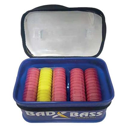 Bad Bass Logo 60 Pieces Rig Wallet Transparente 40 x 25 x 12 cm