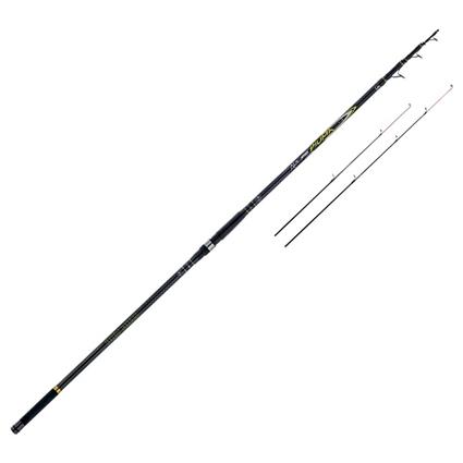 Bad Bass Piuma Double Tip Telescopic Surfcasting Rod Prateado 4.50 m / 60-80 g