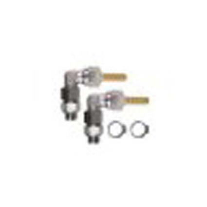 Lecomble & Schmitt 1/8´´ Hydraulic Pump Elbow Connectors Set Prateado