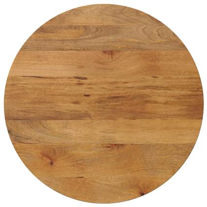 vidaXL Tampo de mesa redondo Ø70x2,5cm madeira de mangueira maciça