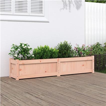 vidaXL Vaso/floreira de jardim 150x31x31 cm madeira de douglas maciça