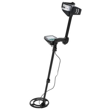 vidaXL Detetor de metais ecrã LCD profundidade de pesquisa 24 cm