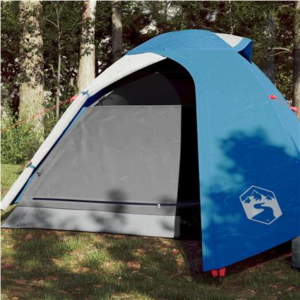 vidaXL Tenda de campismo cúpula para 2 pessoas impermeável azul