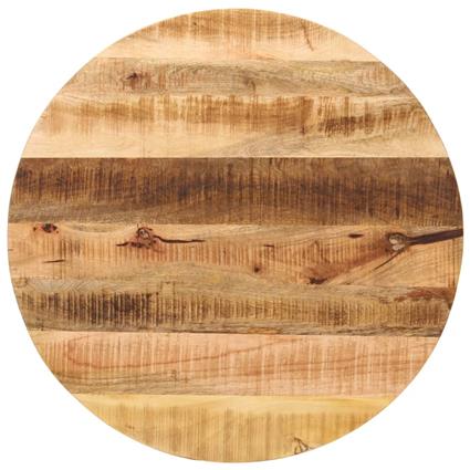 vidaXL Tampo de mesa redondo Ø90x3,8cm madeira mangueira áspera maciça