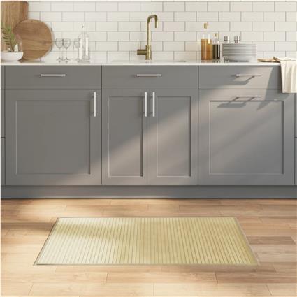 vidaXL Tapete retangular 60x100 cm bambu cor natural clara