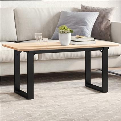 vidaXL Pernas para mesa de centro estrutura em O ferro fundido