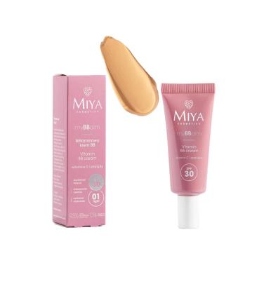 Miya Cosmetics - BB cream vitaminado myBBalm SPF30 - 01: Light