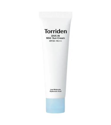 Torriden - *Dive In* - Creme solar facial com ácido hialurônico de baixo peso molecular SPF50 PA++++