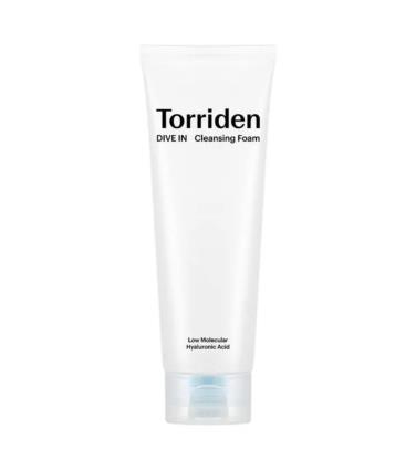 Torriden - *Dive In* - Espuma de limpeza com ácido hialurônico de baixo peso molecular