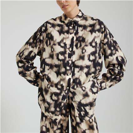 Samsoe And Samsoe Camisa estampada fluida, ALFRIDA