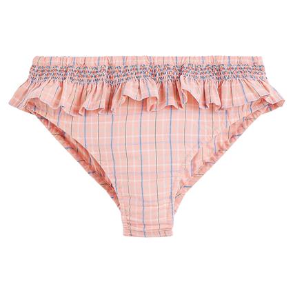 Emile & Ida X La Redoute Cuecas com folho, em algodão, aos quadrados