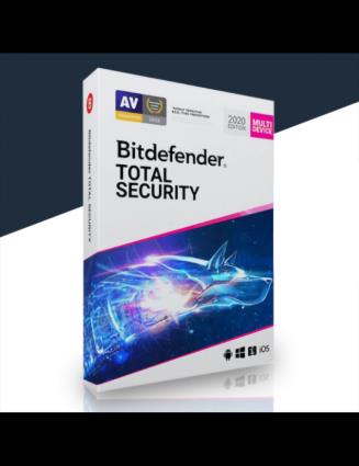 Bitdefender Total Security 3 PC's | 2 Anos (Digital)