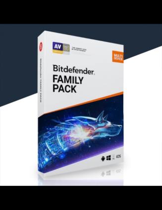 Bitdefender Family Pack 15 Dispositivos | 2 Anos (Digital)