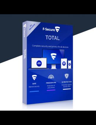 F-Secure Total Security + VPN 10 PC's | 1 Ano (Digital)