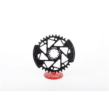 Stone Direct Mount Sram Eagle T-type Chainring Prateado 32t