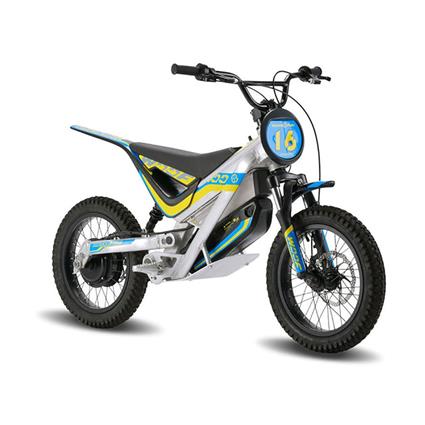 Yotsuba Moto Woof 16 Motocross/trial Electric Motorcycle Prateado  Rapaz