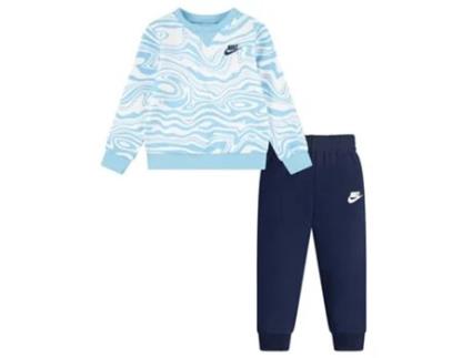 Nike Kids Paint Yf Ft Crew Set Azul 24 Months