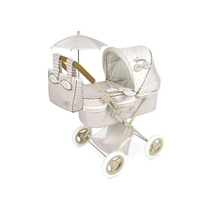 Decuevas Foldable Veronacon Umbrella For Dolls Up To 48 Cm 38x65x60 Cm Doll Car Dourado