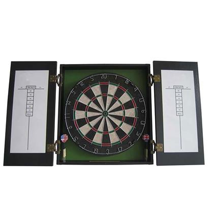 Ociotrends With 6 Steel Tip Darts And Doors Dartboard Dourado