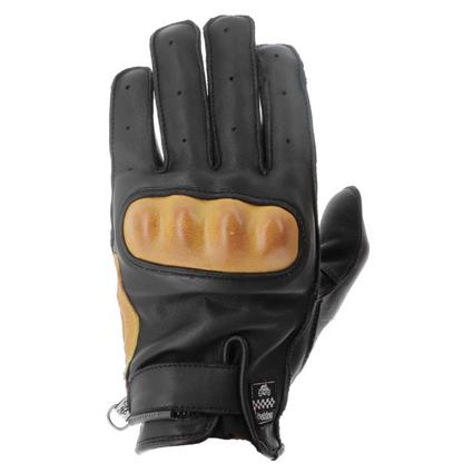 Helstons Roko Leather Gloves Preto 2XL