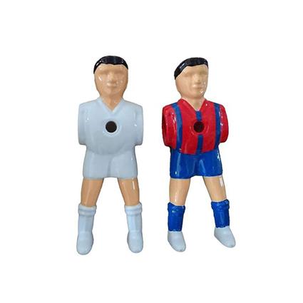 Ociotrends Set 22 Metal Players Separately Barcelona Real Madrid Colorido