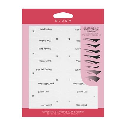 Conjunto de Moldes Autocolantes para Eyeliner Bloom Beauty