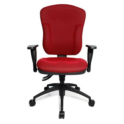 TOPSTAR Cadeira Operativa WellPoint 30 Sy, Tecido, Vermelho