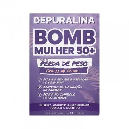 DEPURALINA BOMB Mulher 50+ Pedra De Peso x60 Cápsulas