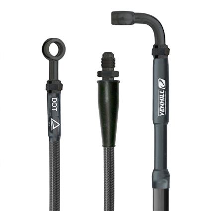 Venhill Honda Crf450r 2019-2024 Front Brake Hose Prateado