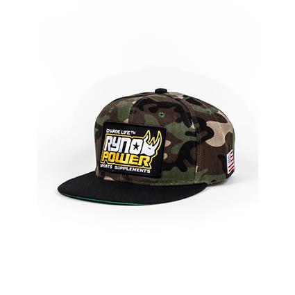Ryno Power Logo Snapback Cap Verde  Homem