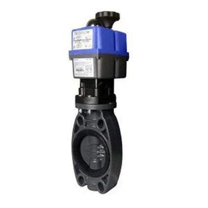 Cepex 72269 Ø110 Dn100 Butterfly Valve Standard Ellectrically Actuated Valve Ac/dc 24-230v Prateado