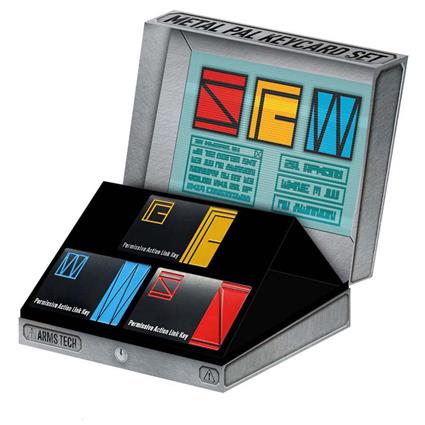 Fanattik Keycard-set Limited Metal Gear Solid Edition Replica Transparente