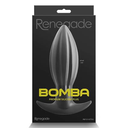 Ns Novelties Renegade Bomba Anal Plug Prateado M