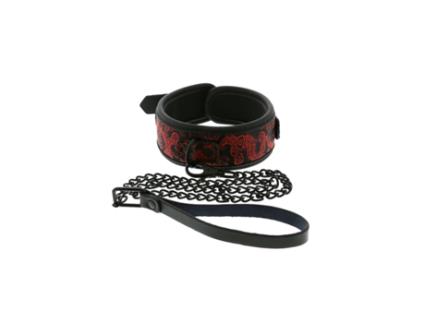 Dream Toys Blaze Collar And Leash Castanho
