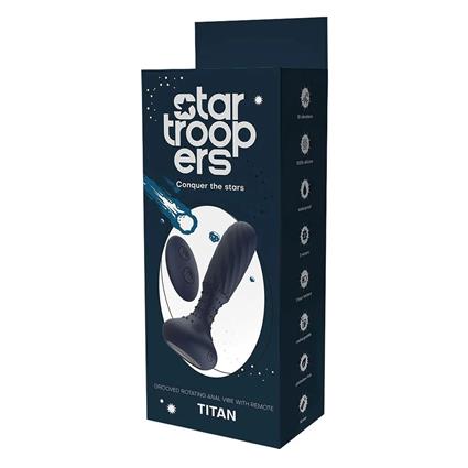 Dream Toys Startroopers Titan Anal Vibrator Preto