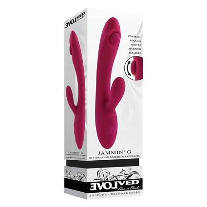 Evolved Jammin´ G Rabbit Vibrator Rosa