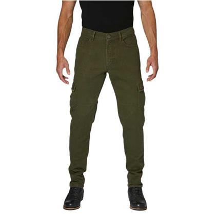 Rokker Logo Slim Cargo Pants Verde 30 / 34 Homem