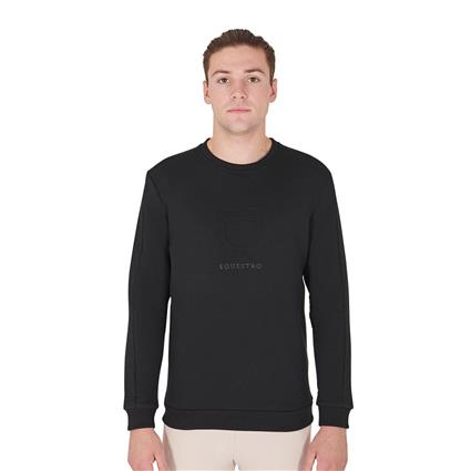 Equestro Winter Round Neck Sweatshirt Preto L Homem