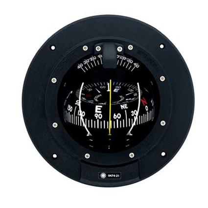 Autonautic Instrumental C10-0037 Bulkhead Compass With Cover Preto