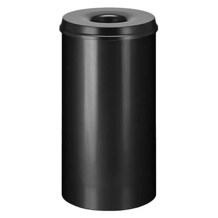 V-Part Caixote do lixo autoextinguível para papel 50 L preto