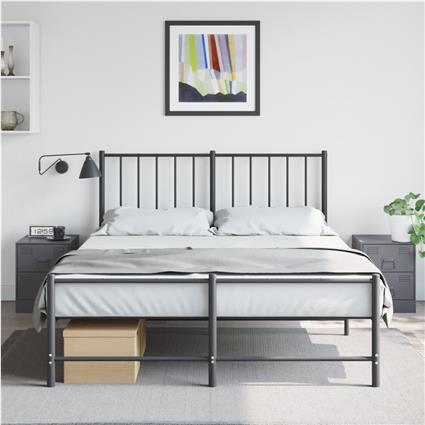 vidaXL Mesas de cabeceira 2 pcs 34,5x39x44 cm aço antracite