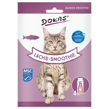 Dokas Smoothie de salmão para gatos - 120 g