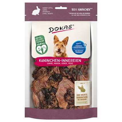 Dokas Vísceras de coelho para cães - 100 g