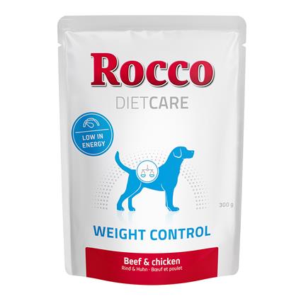 Rocco Diet Care Weight Control Vaca e frango 300 g em saquetas - 6 x 300 g