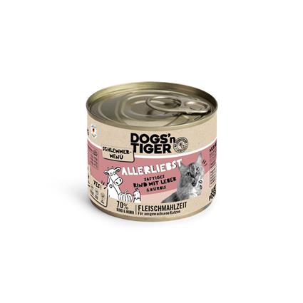 Dogs'n Tiger Menu gourmet  6 x 200 g - Vaca com fígado