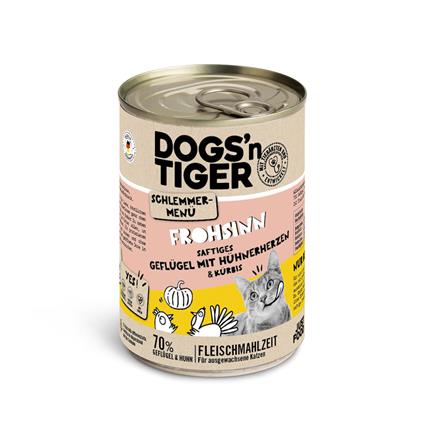 Dogs'n Tiger Menu gourmet 12 x 400 g - Pack económico - Aves com frango