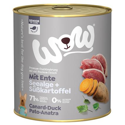 WOW Senior com pato 800 g - 12 x 800 g