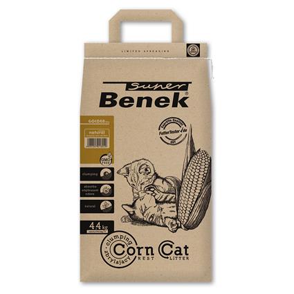 Super Benek Corn Cat Golden areia vegetal aglomerante - 7 l (aprox. 4,4 kg)