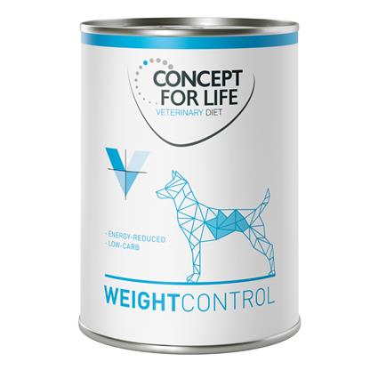 Concept for Life Veterinary Diet Weight Control para cães - 6 x 400 g