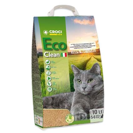 Croci Eco Clean Areia para gatos - 10 l (aprox. 4,1 kg)